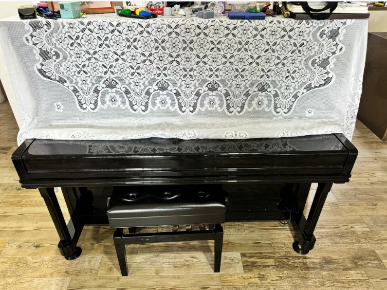 Piano, 1x king size bed mattress and bed frame, 1x super single mattre...