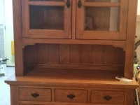 Dining table and 6 chairs, Sideboard cupboard, Display cupboard, Grand...