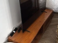King Bed Frame, Side Table 2 qty, Television 55inch, TV Console, Shoe ...