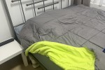 King bed and module base with bed head 180x 190, double bed mattress a...