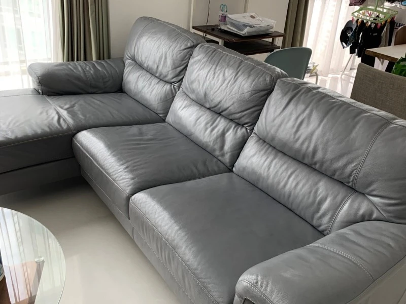 3 seater sofa with an ottoman