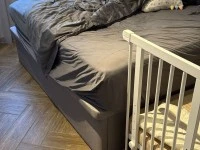 King Bed Frame, Side Table 2 qty, Television 55inch, TV Console, Shoe ...