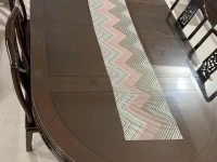 Rosewood Dining Table and 6 chairs