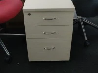 Writing tables, Chest drawer, 2 office chairs