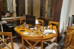 Dining table and 6 chairs, Sideboard cupboard, Display cupboard, Grand...