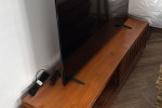King Bed Frame, Side Table 2 qty, Television 55inch, TV Console, Shoe ...