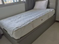 Super Single Storage Bed Frame and Mattress, Rocking Chair