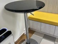 5 boxes of light sticks, art pieces and easel stands, 2 long tables wi...