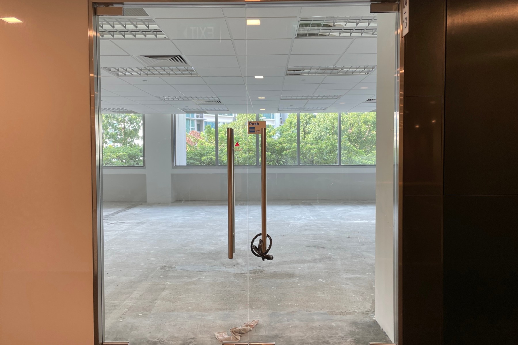 Final walkthrough of office