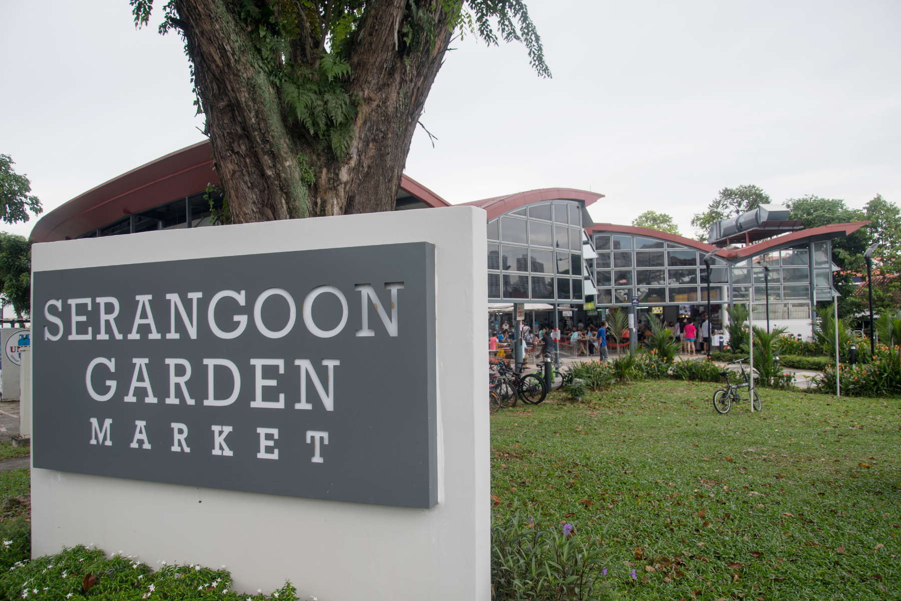 View of Serangoon Garden Market in Singapore