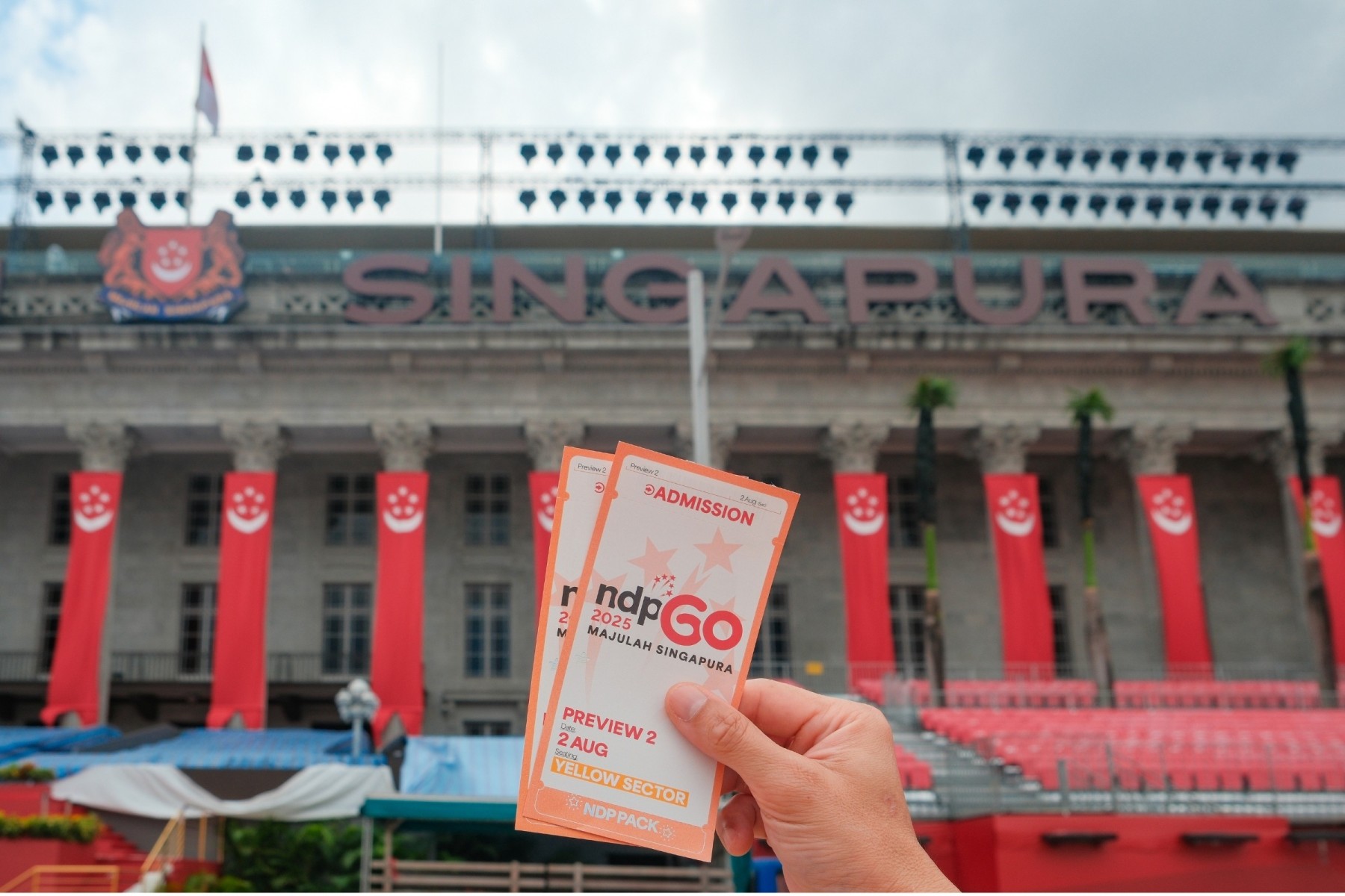 Tickets for National Parade Day in Singapore