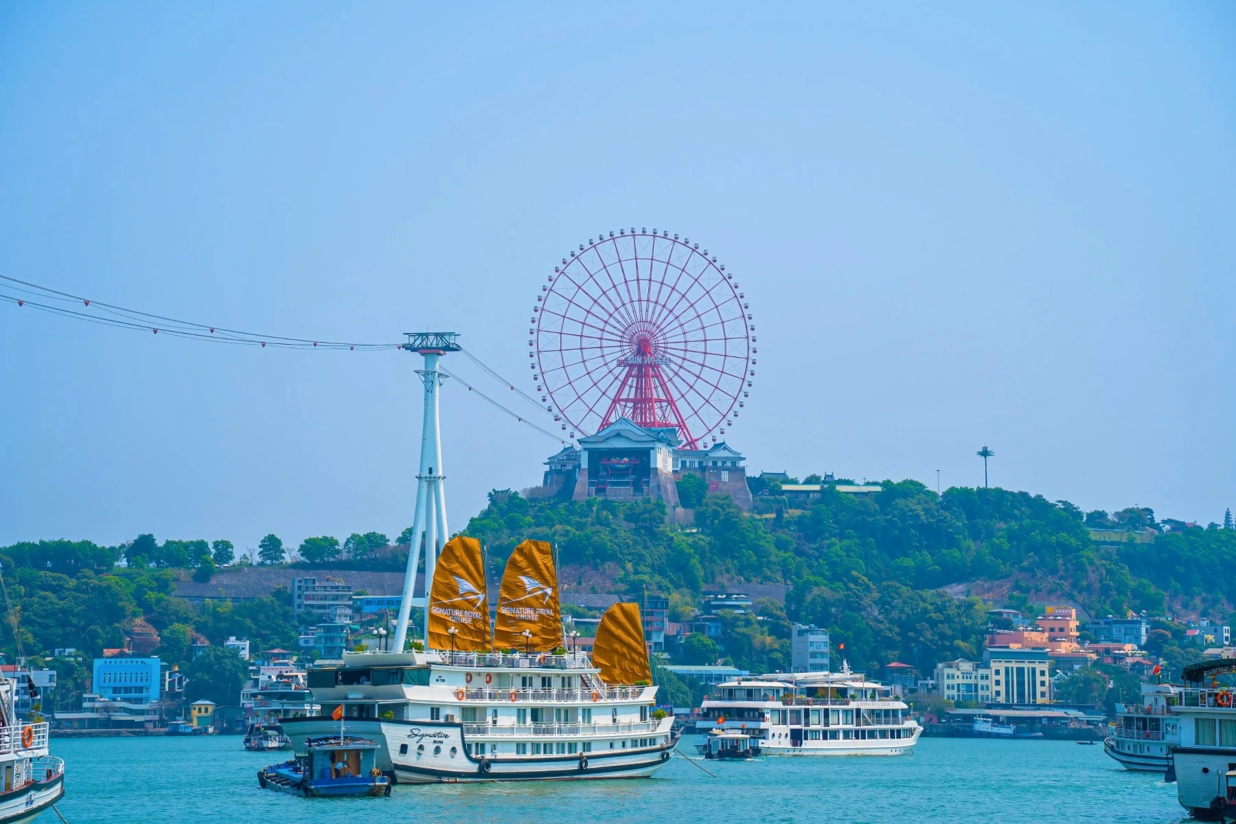 View over Ha Long Bay near Hanoi
