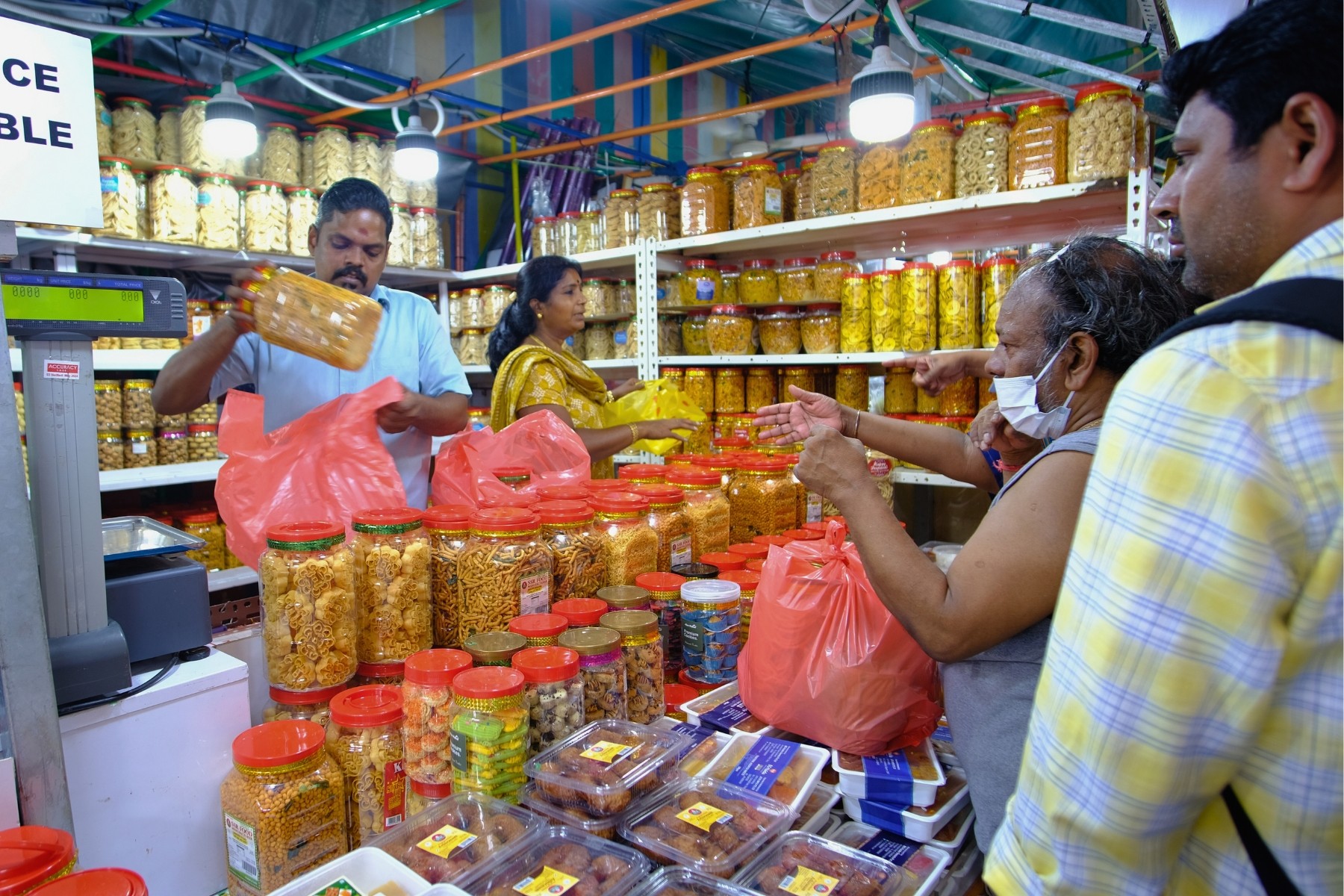 Singapore’s Indian community shopping for Deepavali sweets and snacks