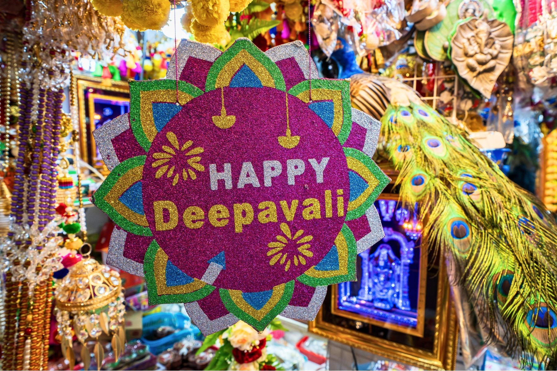 Colourful Deepavali decorations and lamps displayed across Singapore